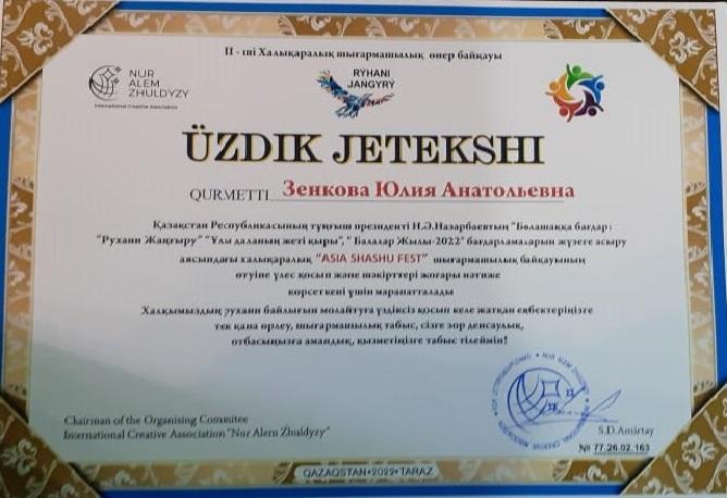 Наши творческие достижения.